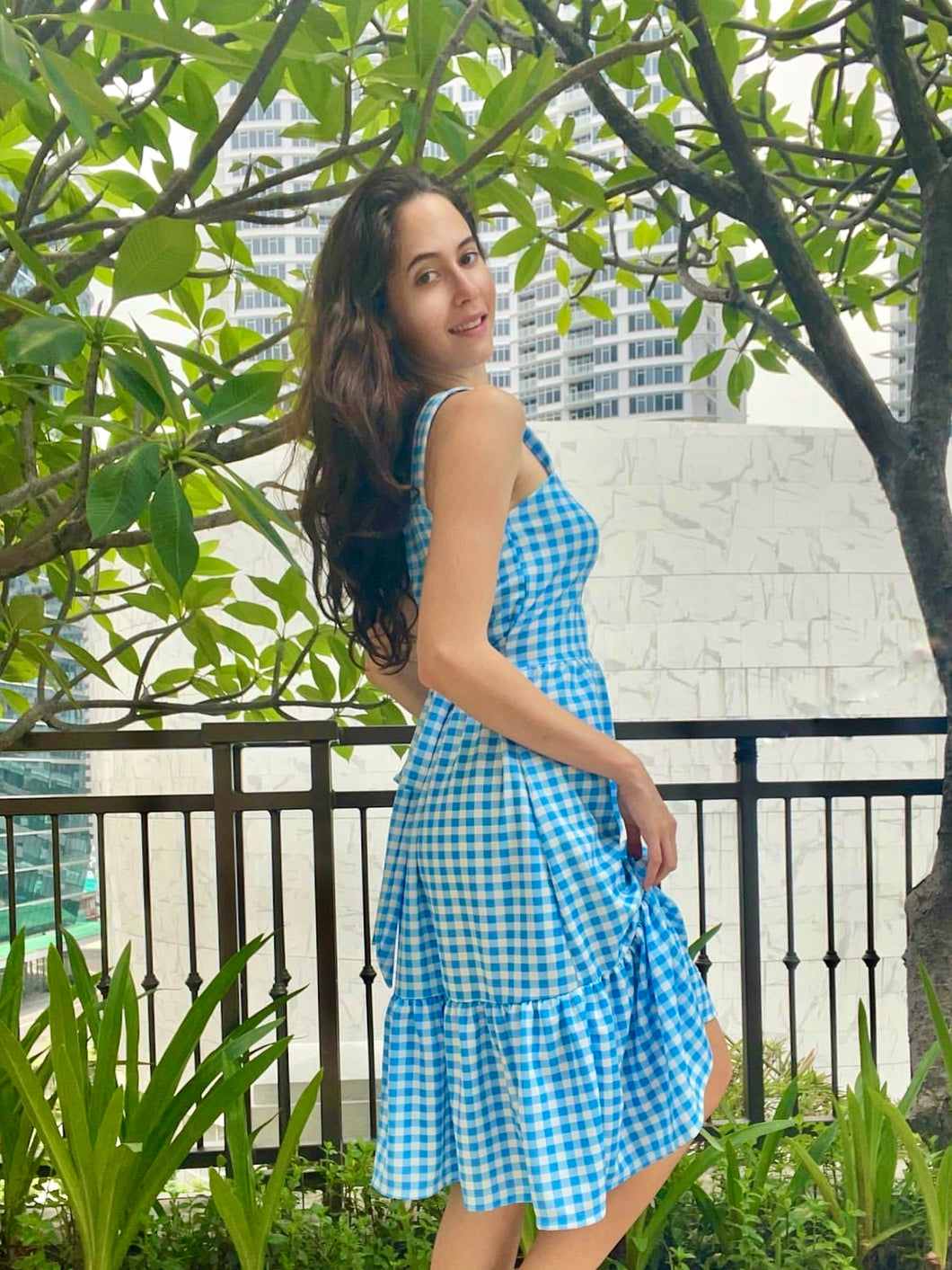 Ally (Baby Blue Gingham)